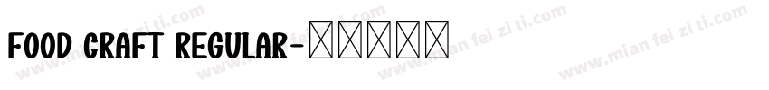 Food Craft Regular字体转换